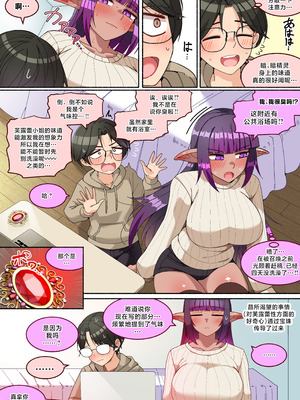 [朝風の雫 (朝風あびす)] お風呂キャンセル系ふたなりダークエルフさんと同棲した話｜与不爱洗澡的扶她暗精灵小姐同居的故事 [三康开播了汉化组]_07_gdlw