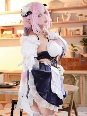 胡桃猫Kurumineko - 崩坏三 爱莉希雅 女仆_006_ydku