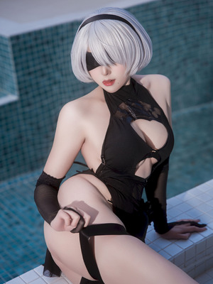 Natsuko夏夏子 - NIKKE×NieR 2B水着_09_oiei