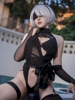 Natsuko夏夏子 - NIKKE×NieR 2B水着_10_utul