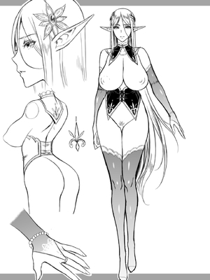 [H.B.A (うさぎなごむ)] 黄昏の娼エルフ 総集編-エイレーネ前編_043