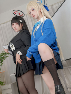 KANEKO_咔喵 & Rioko凉凉子 - 双人蔚蓝档案_042_rdhv