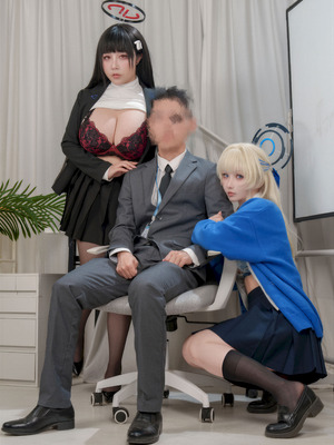 KANEKO_咔喵 & Rioko凉凉子 - 双人蔚蓝档案_044_tqwl