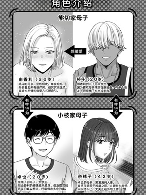 [めろんの星々 (星月めろん)] 母スワッピング3〜母交換で見せ合い4P！俺らがヤりたい放題した話〜 [COW个人汉化]_004_nqku