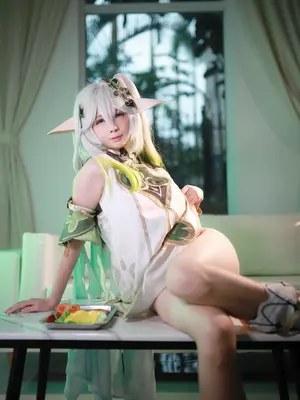 上杉绘梨落 (Uesugi hui Nashi Ochi) cosplay Nahida - Genshin Impact_09_pvoj