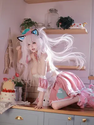 芝心蛋奶烧 - 碧蓝航线 哈曼 女仆_010_whex