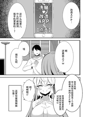 [夜行性ファンクラブ] 洗脳改変アプリで生意気な妹を都合の良いオナホにする話 [中国翻訳]_02_whyd