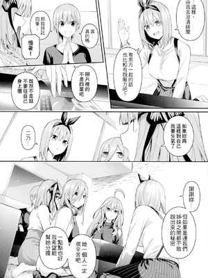 [壞茸社 (Chicke III、4why)]1／5の恋愛感情+意外の初体験+絶頂我慢トレーニング編 (五等分の花嫁)_010