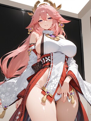 [YakeArt] yae miko 八重神子 (Patreon) [AI Generated]_a_1002