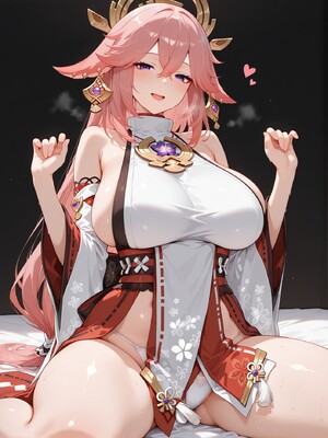 [YakeArt] yae miko 八重神子 (Patreon) [AI Generated]_a_1003