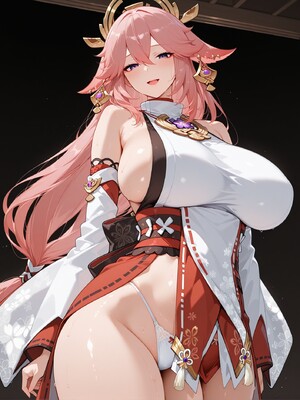 [YakeArt] yae miko 八重神子 (Patreon) [AI Generated]_a_1007