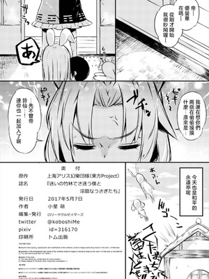 ロリータクルセイダーズ (小星萌)] 迷いの竹林でさ迷う僕と淫靡なうさぎたち (東方Project)｜在迷途竹林中徘徊的我與淫靡的兔子們 [DL版] [明稿昨拖漢化組]_25_bdrs