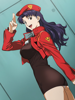 [Cyber-Wifu11] Katsuragi Misato (Neon Genesis Evangelion) [AI Generated]