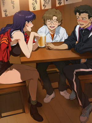 [Cyber-Wifu11] Katsuragi Misato (Neon Genesis Evangelion) [AI Generated]_002_2con