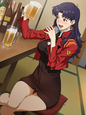 [Cyber-Wifu11] Katsuragi Misato (Neon Genesis Evangelion) [AI Generated]_008_8con