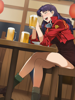 [Cyber-Wifu11] Katsuragi Misato (Neon Genesis Evangelion) [AI Generated]_010_10con