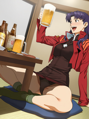 [Cyber-Wifu11] Katsuragi Misato (Neon Genesis Evangelion) [AI Generated]_012_12con
