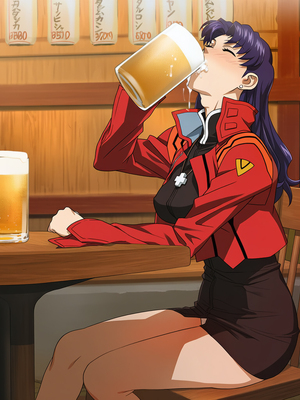 [Cyber-Wifu11] Katsuragi Misato (Neon Genesis Evangelion) [AI Generated]_015_15con