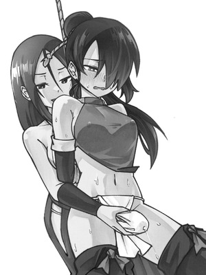 [レンシー・チウ] ふたなり化くノ一拷問 ～拷問耐性持ちくノ一 初めてのペニス責め～[中国翻訳]_02_ucnw