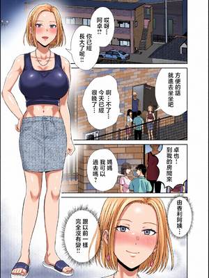 [全彩乱涂机上色][めろんの星々] 母スワッピング1〜俺の母さんを差し出してヤンママとヤりまくった話〜 1-3[COW个人汉化]_0009