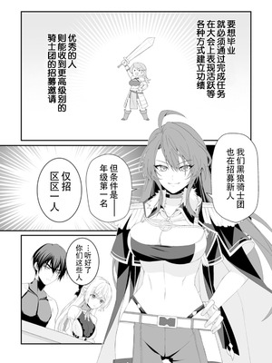 [紅の煮た豆×友橋かめつ] 貞操逆転世界で唯一の男騎士の俺、女騎士学園に入学したらなぜか英雄扱いされた～絶倫スキルでハーレム無双～ 第01巻 [中國翻訳]_123_wslw