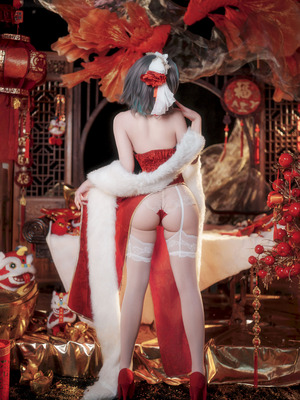 Bangni邦尼 - 碧蓝航线 柴郡新春旗袍_10_vvgq