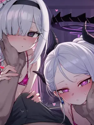 [Thx] プラナ&空崎ヒナ 催眠悪堕ち [AI Generated]