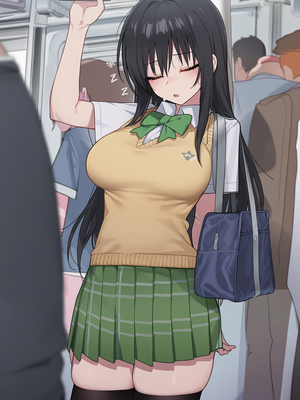 [kkoi] 痴漢に出会う古手川唯&nbsp;&nbsp;[AI Generated]_Kotegawa Yui chikan 1_01