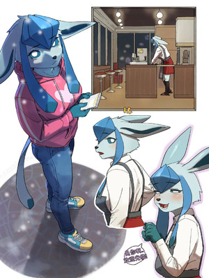 [구들gudl | Gudlmok99] Glaceon Barista (Pokémon)_04