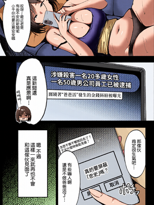 [全彩乱涂机上色][シコティッシュペンギン (しろまりも)] ママの再婚相手はパパ活のパパ｜媽媽的再婚對象是我爸爸活的爸爸 [Amerins漢化]_0016