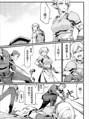 [毒マリモ] 傭兵団がエルフの姫達を略奪してヤりたい放題ヤる話｜佣兵团把精灵公主一行人劫掠之后对其为所欲为的故事 [欶澜汉化组]_05_hllx