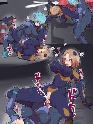 [アルジマ] 悪堕ちヒロインのふたなりチンポに彼女がNTRて戦闘員にされる話_47_aurx
