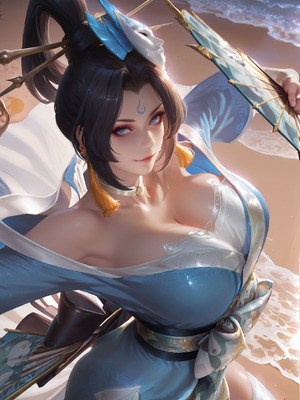 王者荣耀不知火舞魅语（Mai Shiranui）-- DownTheRoad [AI Generated]_003_vldk