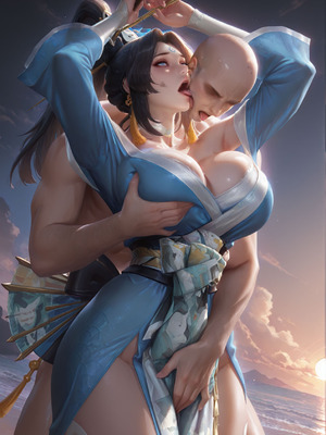 王者荣耀不知火舞魅语（Mai Shiranui）-- DownTheRoad [AI Generated]_009_rflc