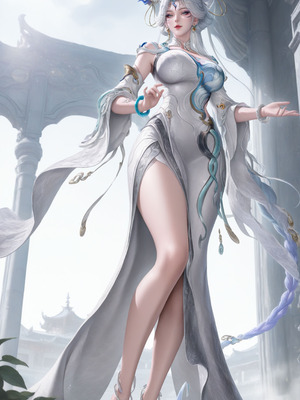 王者荣耀女娲愿照·千秋盛 -- DownTheRoad [AI Generated]_005_jnjm