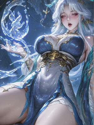 王者荣耀嫦娥落星盏（chang e）-- DownTheRoad [AI Generated]_003_rtjn