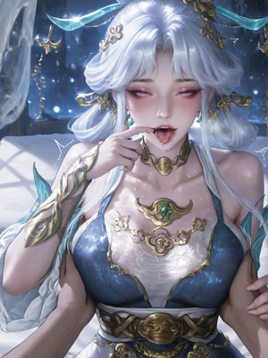 王者荣耀嫦娥落星盏（chang e）-- DownTheRoad [AI Generated]_004_hokp