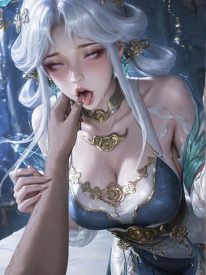 王者荣耀嫦娥落星盏（chang e）-- DownTheRoad [AI Generated]_005_kdhm