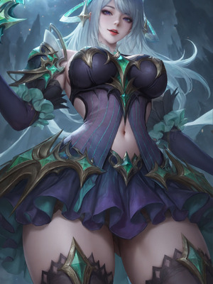 王者荣耀虞姬启明星使（yuji）-- DownTheRoad [AI Generated]_008_abbb