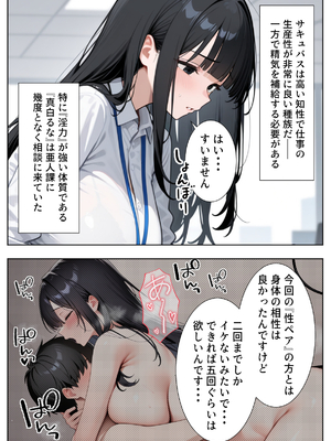[ぱにぱに] 絶倫過ぎた俺が亜人OL美女達の性処理係に任命された話『サキュバス編』 [AI生成]_01_0008