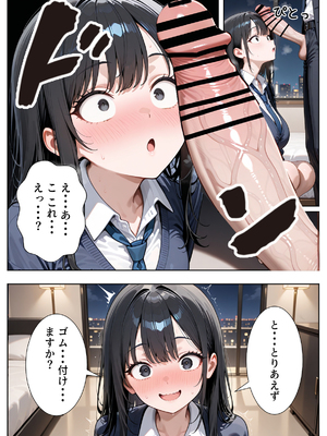 [ぱにぱに] 貞操感低めギャルJ〇達 パパ活おじさんのデカチンに沼る (オリジナル) [AI生成]_A_009