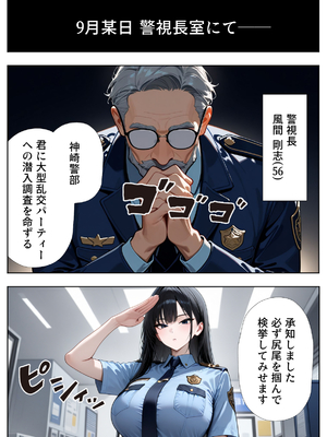 [ぱにぱに] 潜入捜査に失敗した巨乳警官の末路 [AI生成]_004