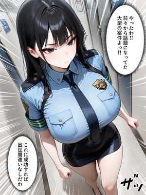 [ぱにぱに] 潜入捜査に失敗した巨乳警官の末路 [AI生成]_005