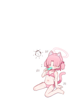 [ケモミミちゃん屋 (ーユがな)] 夏だ!!水着だ!!クロレラ観察部だ!! (ブルーアーカイブ) [DL版]_02_fmhb