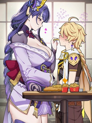 [龙裔小金鱼（野狗版）] 雷电将军 温柔妈咪的尺寸赎罪 NTR BBC SPH [AI Generated]_31_145182013_p30