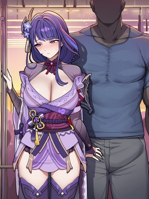 [龙裔小金鱼（野狗版）] 雷电将军 温柔妈咪的尺寸赎罪 NTR BBC SPH [AI Generated]_38_145182013_p37