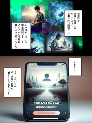 [Rebis] 与100位黑辣妹AV女优结婚的故事——接受AI职业测评后，发现你的天职是黑辣妹AV专属男优丨黒ギャルAV女優100人と結婚する話 -AI職業診断を受けたら、あなたの天職は黒ギャルAV専門男優_GyaruAV001