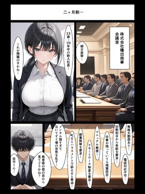 [令和狸合戦そいやっさ] Z世代25卒新入社員の後輩ちゃんが若害なので性処理課に異動させたったwww[全彩版] [AI生成]_01_011