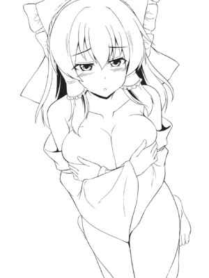(C104) [有言実行 (ゴンざぶろー)] 従順な霊夢さん (東方Project) [DL版]_0003