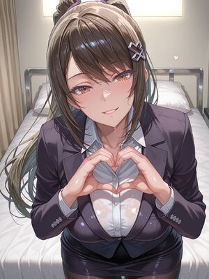 [Oki Senpai] 茶柱佐枝 Sae Chabashira 《实力至上主义教室》 [AI Generated]_002_Sae_2
